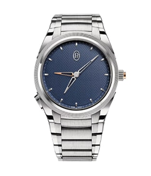 Tonda PF GMT Rattrapante Steel Platinum Milano Blue 40mm