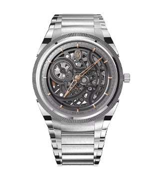 Tonda PF Skeleton Steel Platinum Graphite 40mm Mens Watch